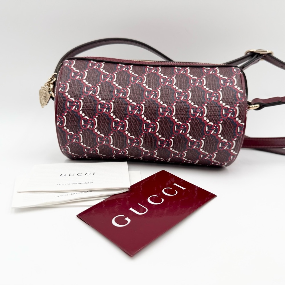 Gucci Rosso Ancora Shadow Monogram Barrel Crossbody bag